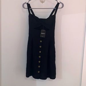 BLACK FOREVER 21 MINI DRESS